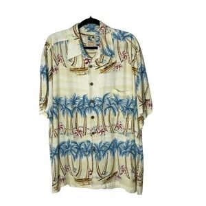 Vintage John Severson Collection by Kahala Hawaiian Shirt XL 100% Rayon
